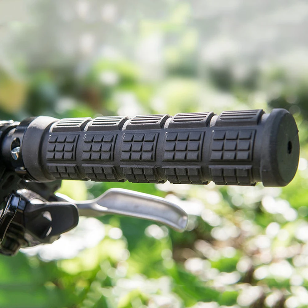 

Handlebar Grips MTB Mountain Bike Cycle Bicycle Lock handle Grips Durable BMX Rubber Grip Anti-Slip Parts 1 Pair Handle Cover