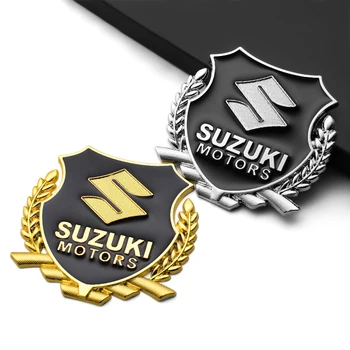 

2PCS 3D Metal Car Stickers Emblem Badge Decals Car Styling For Suzuki VITARA Jimny 2020 S-CROSS SX4 Alto SWIFT Car Accessories