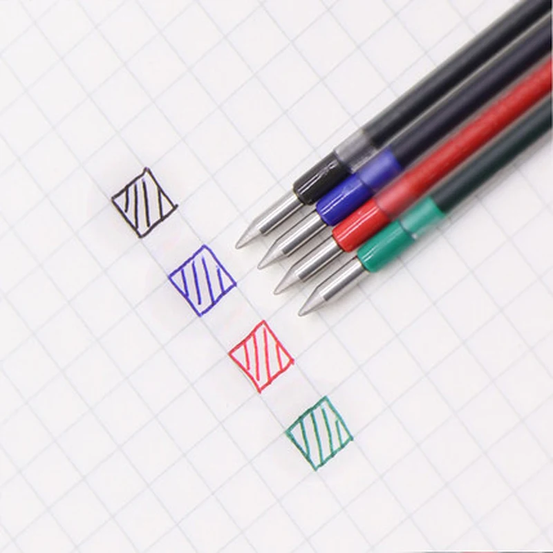 10 Pcs Set Of Mitsubishi Pencil Oily Ballpoint Pen Core Replacement Sxr 80 05 Blue