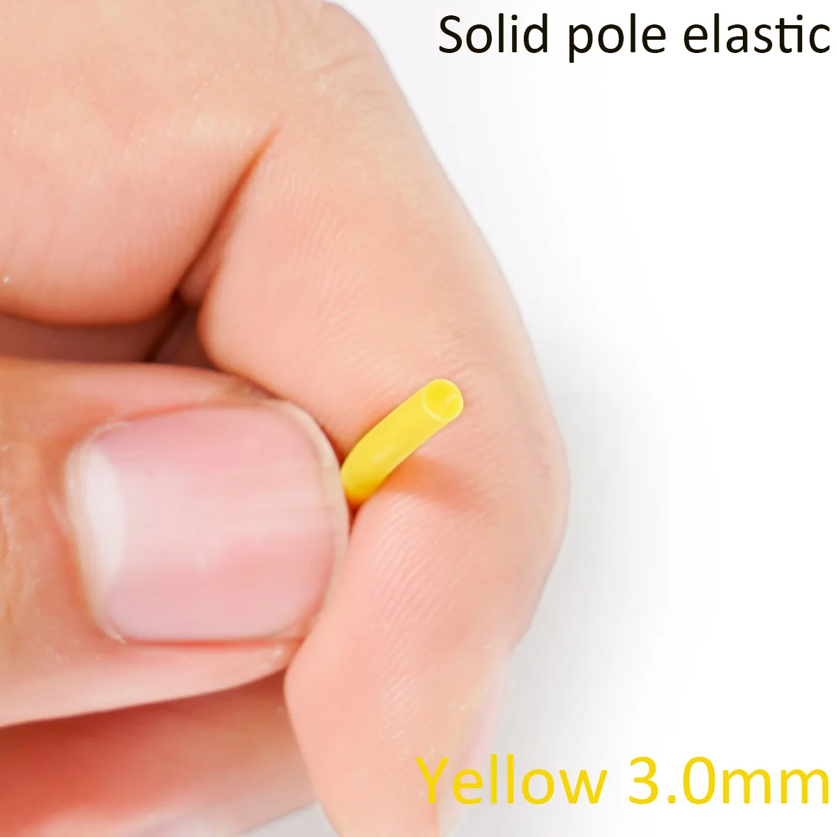 New 20/50m Solid Core Pole Elastic Fishing Lines Diameter 1.8-3.2mm Yellow Green Blue Latex Tube Retention Rope Fishing Tackles 3