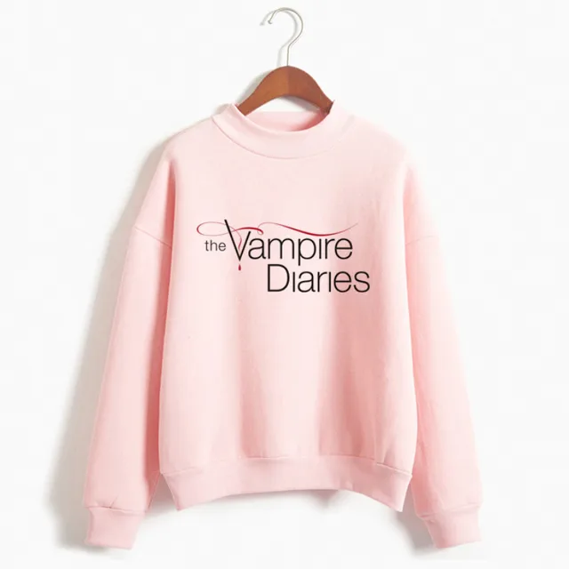 2020 Winter New The Vampire Diaries Print Hoodies Casual Cool