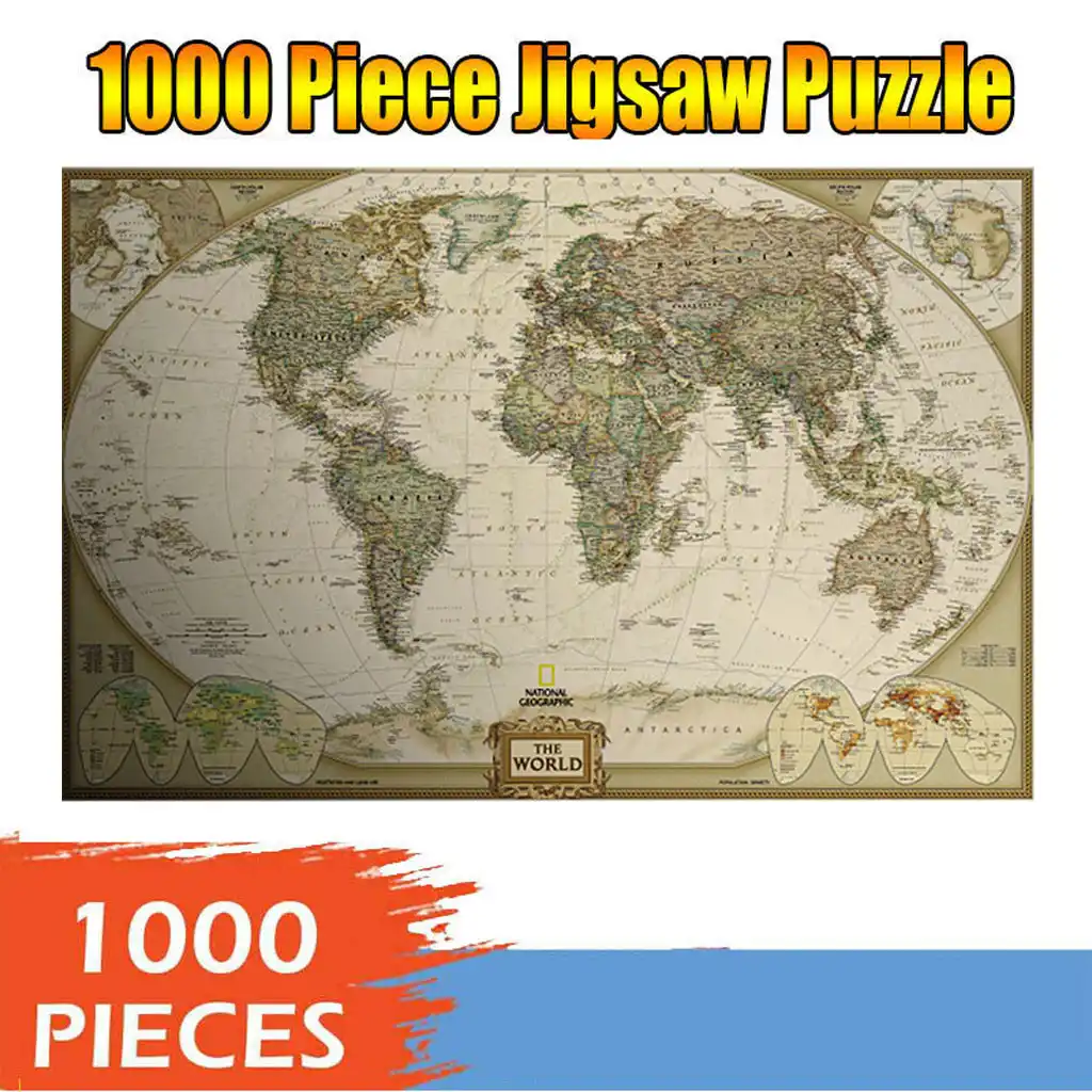 puzzle del mundo para niños