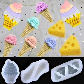 

Mousse Cheese Cone Ice Cream Silicone Mould Liquid Cake Mold