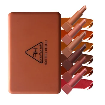 

6pcs/set Nude Matte Lipstick Waterproof Long Stick Lasting Lip Mak Matte Lipsticks Supplies