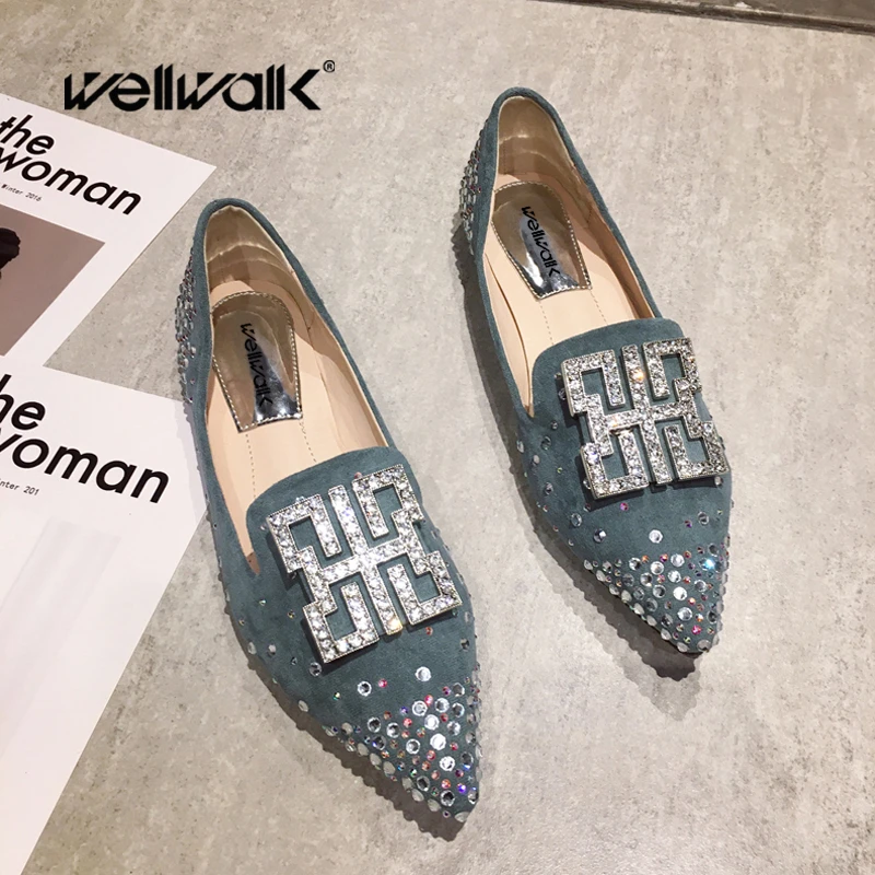 designer pointed toe flats