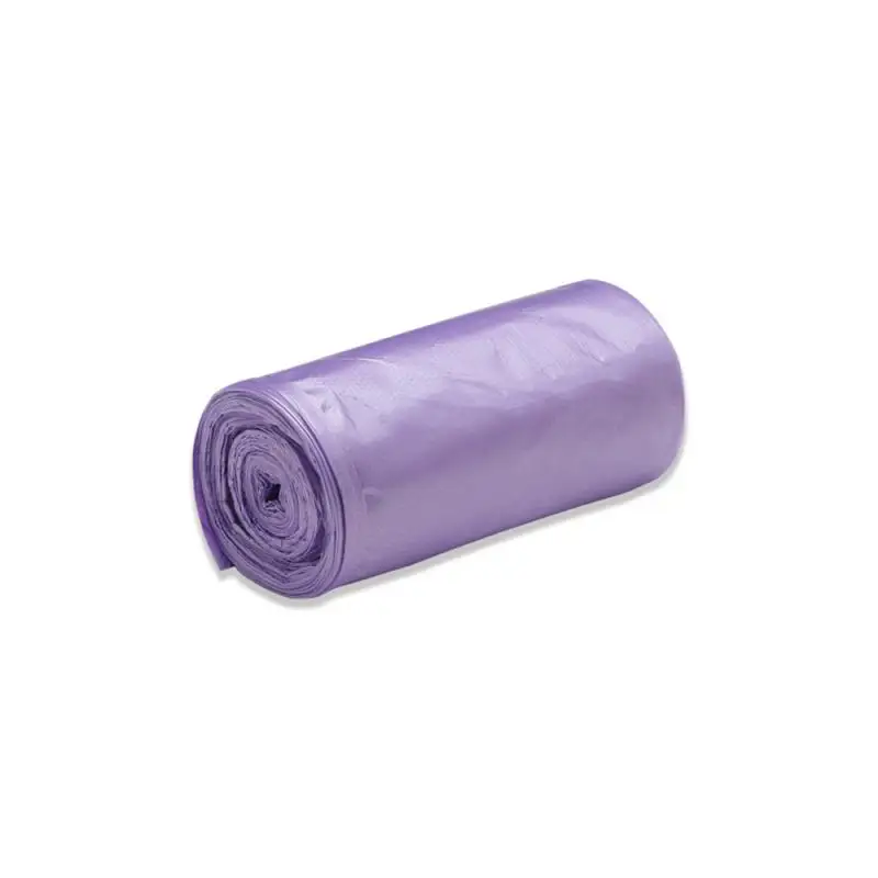 100 шт мешки для мусора жилет стиль сумка для хранения для домашнего мусора мешки для мусора - Цвет: Фиолетовый