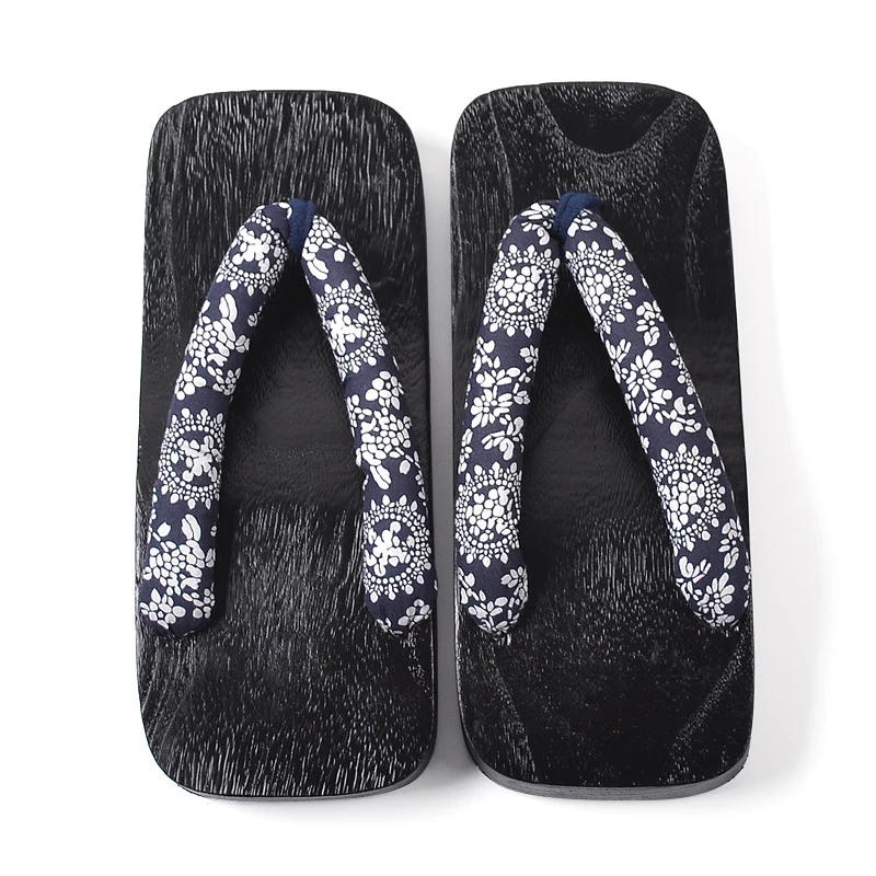 

Japan Style Geta Clogs Men Japanese Traditional Indoor Home Slipper Wooden Flip Flops Kimono Anime Cosplay Shoes Outdoor Sandals
