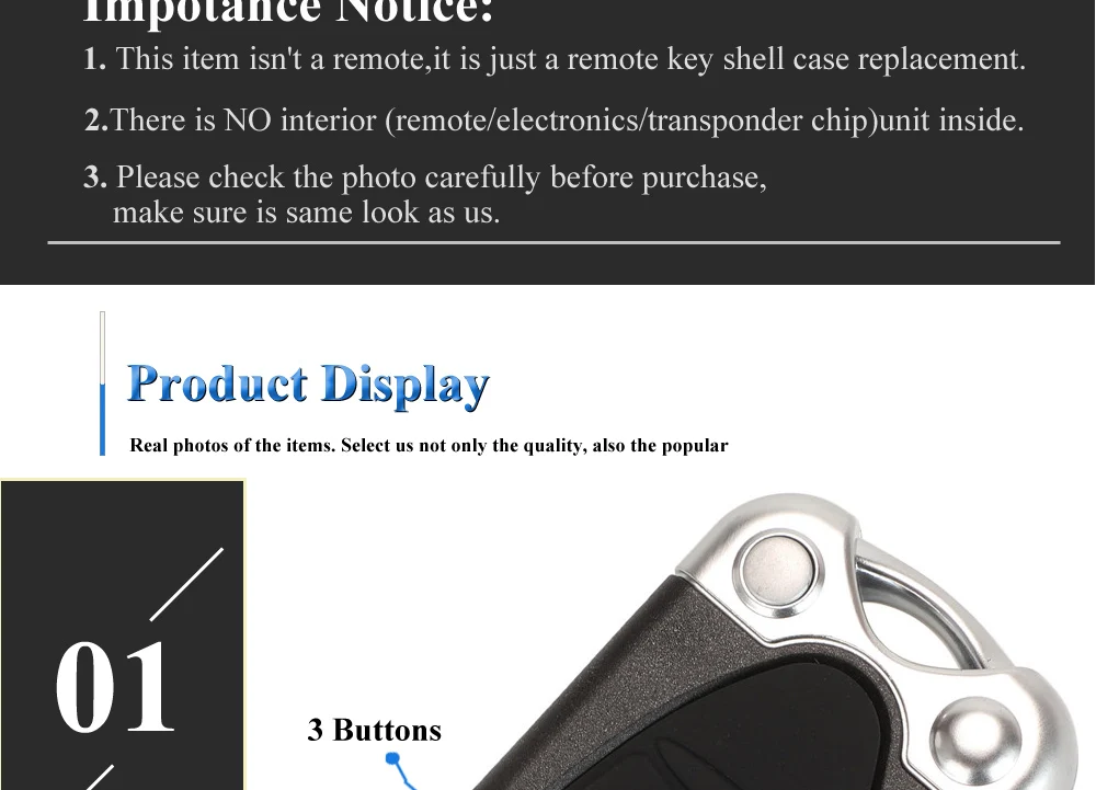 Keyforkess Sostituzione Chiave Shell per Alfa Romeo 159 156 Giulietta Brera Spider GT Smart Remote Key Card 3 Button Uncut lama - Hf31879978c814f7a9e535c379a27dc11J