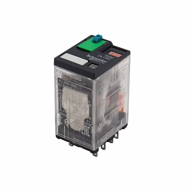 Schneider Electric RXM4AB2BD Relay W/ RXZE2M114M Base Lot, 52 OFF