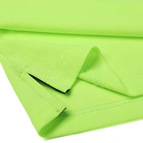 

HP1614 Unisex Casual Classic Solid Color Polo Shirts Short Sleeve Quick-Dry T-Shirt Cotton Three Quarter