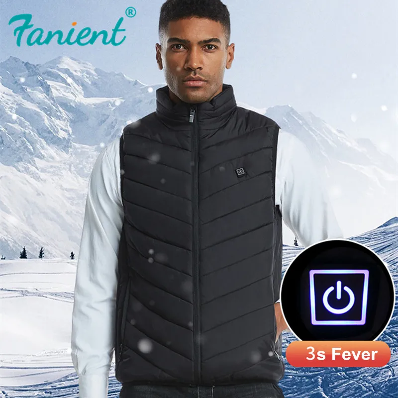 

Electric Heated Vest Men Women Heating Waistcoat Thermal Warm Clothing Usb Heated Outdoor Vest Winter Heated Jacket
