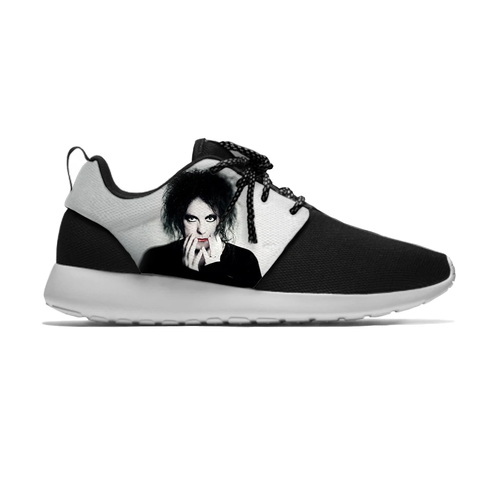 Модные забавные кроссовки Cure Rock Band The Robert Smith легкие дышащие для бега с 3D принтом