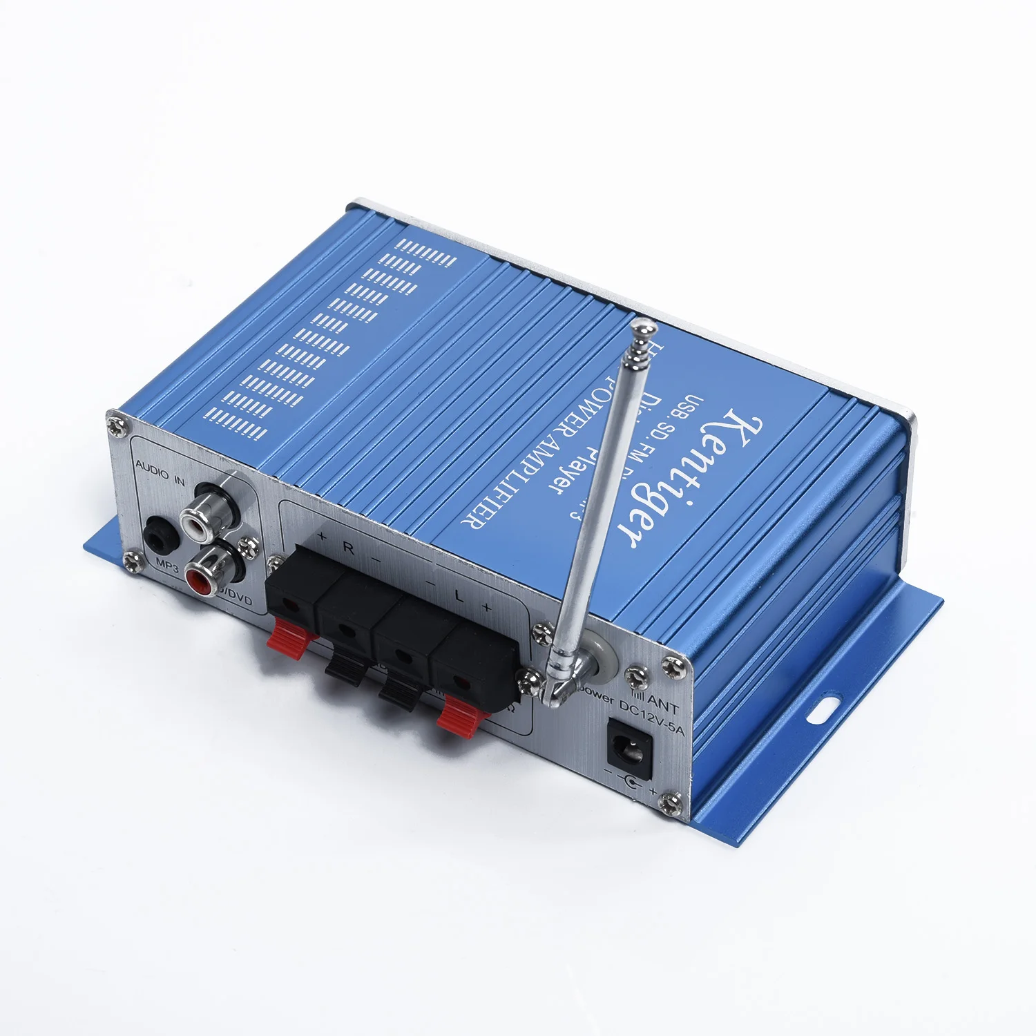 100W Мощность мини Hi-Fi стерео 2 канальный автомобильный усилитель дома MP3 FM Аудио плеер поддерживает MP3 музыкальных форматов, u-диск и fm-стерео одновременное подключение двух теле