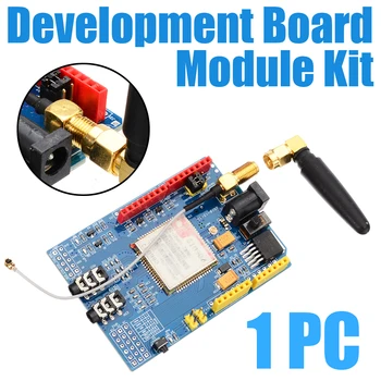 

Wireless Data Transmission GPRS/GSM Development Board Module Quad-Band SIM900 850/900/1800 MHz Module Kit 85x57x20mm