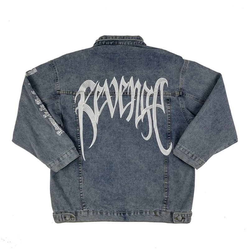 Jaket Denim Bordir XXXtentacion Revenge 