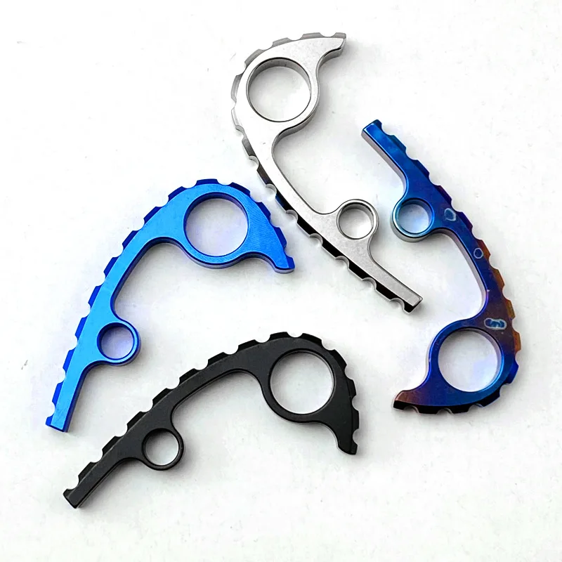 

EDC Pocket Clip Titanium Knife Clip Back Spacer For Spyderco Para3