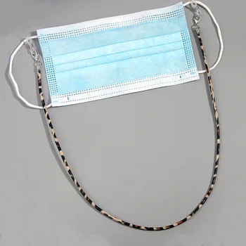 

Caraquet Leopard Glasses Chain Face Mask Chain Necklaces Strap Anti-lost Eyeglass Holder Cord Neck Sunglass Chain Mask Jewelry