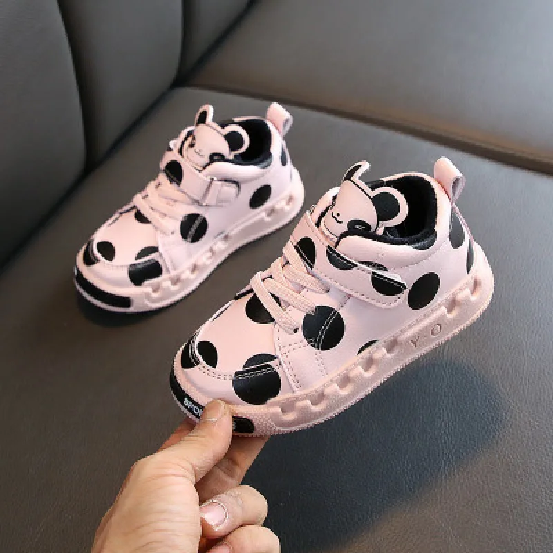 Новинка года; зимняя детская спортивная обувь унисекс из двух хлопковых супер волокон в Корейском стиле; нескользящая детская удобная обувь - Цвет: Pink