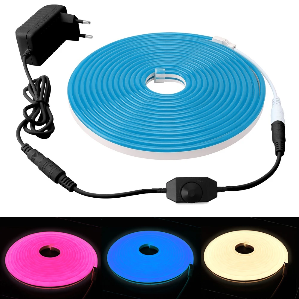 

Waterproof Led Lights 12V Neon Flexible Strip Light Cabinet Light LED Lighting for Bedroom Christmas Party Holiday Decoration