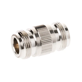 

N-Type Double Female Jacks RF Coupler WiFi Coaxial Antenna Adapter Barrel Connector