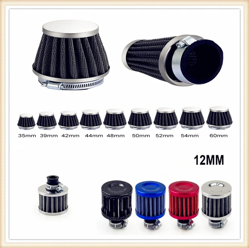 38MM 52mm Motorcycle Air Head Cleaner Mushroom Filter for Kawasaki