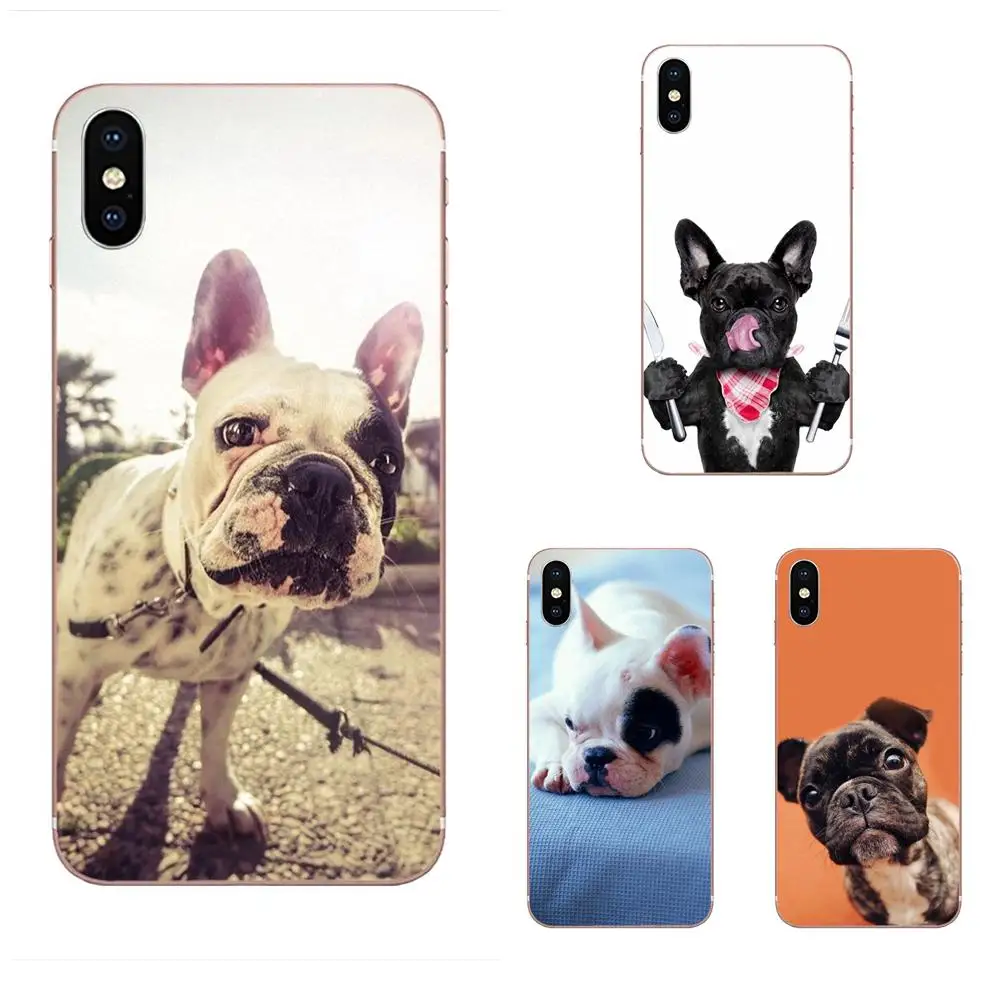 

Diy Colorful Drawing TPU For Apple iPhone X XS Max XR 4 4S 5 5C 5S SE 6 6S 7 8 Plus 2019 Whimsical Colorful French Bulldog