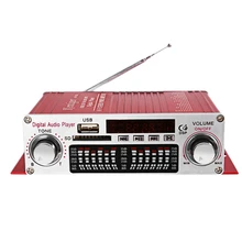 Kentiger Hy-602 Мини Портативный Hi-Fi стерео мощный цифровой усилитель с Fm ИК-управлением Fm Mp3 Usb воспроизведение с четырьмя Dsp