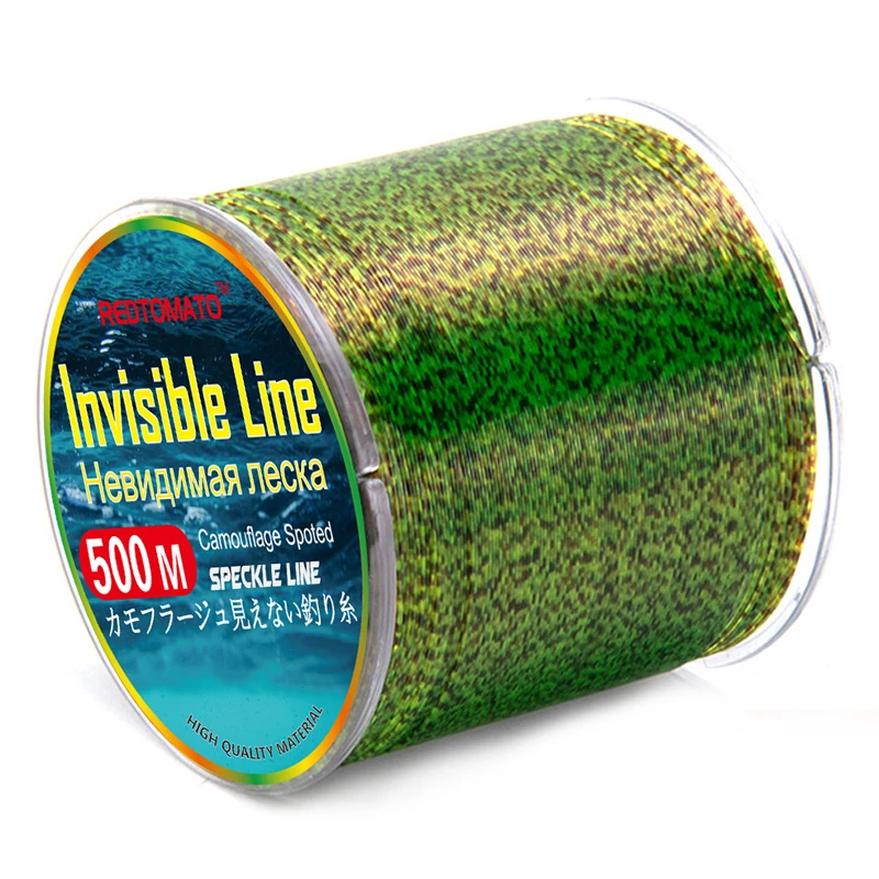 500m Invisible Fishing Line Spoted Line 3d Bionic Monofilament