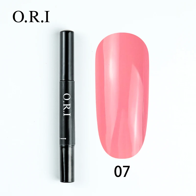 ORI 3 в 1 лак для ногтей ручка один шаг дизайн ногтей Гель-лак Гибридный 36 цветов легко использовать УФ Гель-лак для ногтей Отмачивание Гель-лак для ногтей - Цвет: 07