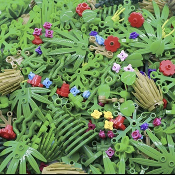 

Garden Plant Grass Legoings Building Blocks City Street View Garden DIY Bricks Parts Compatible With Flower Set Meal