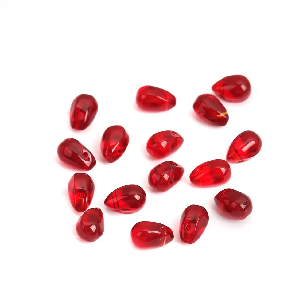 DoreenBeads стекло AB Радужный цвет Aurora Borealis бусины прозрачные около 9 мм x 6 мм, отверстие: около 0,8 мм, 50 шт