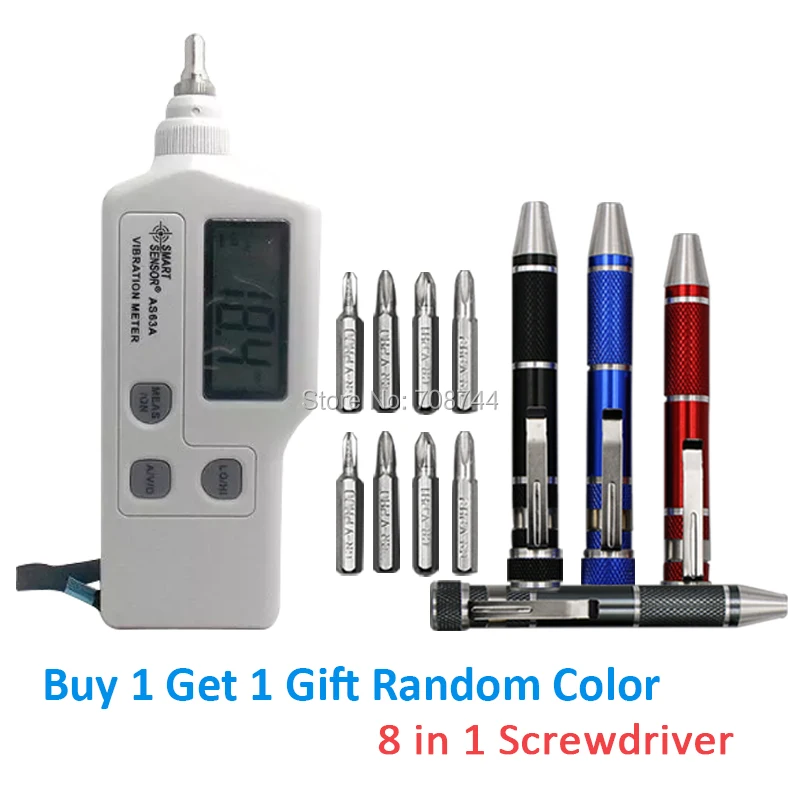 Умный Портативный вибрационный датчик AS63A анализатор|pen detector|pen testerpen fm |