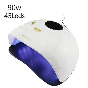 

90W Nail Lamp For All Gels Drying Lamp For Polish Nail Dryer Uv Gel Manicure Dryers 45 LEDs Lamp for Gel Polish Nails Lamp