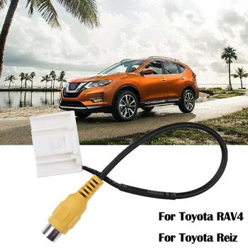 

Car Reversing Video Camera RCA Cable Plug Input Cable Adapter allows connect video signals navigation system via video input 8X