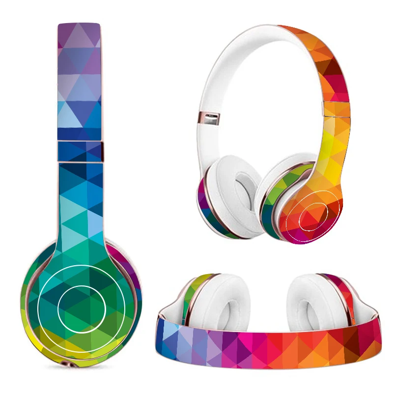 Ultra thin Protective Wrap Cover Sticker Vinyl Decal Headphone Skin for Beats Solo 2 3 Wireless Headphone