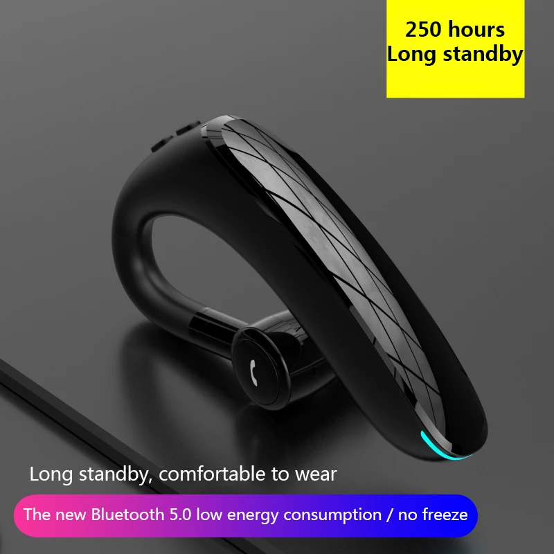 

business incoming call registration in ear sports stereo waterproof hanging ear Blue tooth earphone