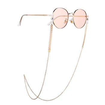 

1PCs Hot Fashion Pearls Sunglasses Chains Gold Eyeglasses Chains Sunglasses Holder Necklace Eyewear Retainer Accessories Women