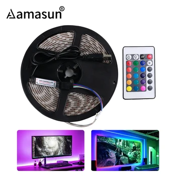 

USB LED RGB Closet Lights for Kitchen PC Case TV Screen 0.5m - 5m Cabinet Cupboard Wardrobe Night Lamp Home Lighting Luz Armario