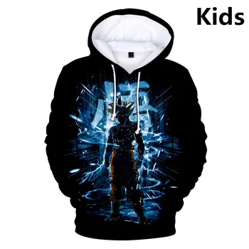 

3 To 14 Years Kids Hoodies Dragon Ball Z Kid Goku 3D Printed Hoodie Sweatshirt Boys Girls Long Sleeve Jacket Children Clothes