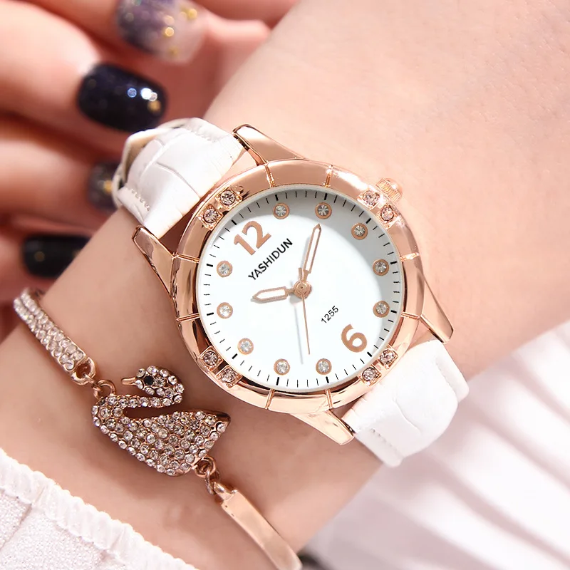 

Luminous fashionable wrist watch waterproof watch female han edition watch quartz watch