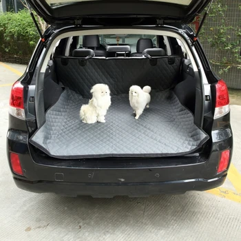 

Pet Car Seat Cover Waterproof Dog Car Trunk Protector Car Trunk Car Mat Non Slip Back Seat Cover Pockets for SUV Pet Barrier