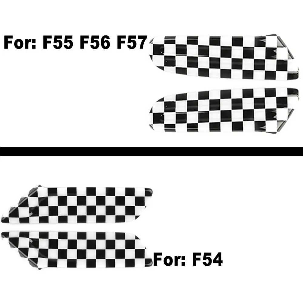 Боковой люк крыло графика украшения литьевая Крышка для Mini Cooper Clubman Hatch трансформер F54 F55 F56 F57 - Название цвета: Checkered