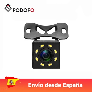 

Podofo 8 LED Night Visions Car Rear View Camera Wide Angle HD Color Image Waterproof Universal Backup Reverse Parking Camera
