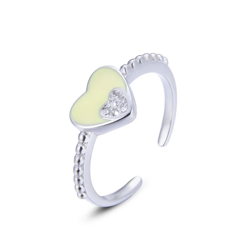 Кольцо Bague Ringen в форме сердца, AAA, циркон, Настоящее Серебро S925 пробы, кольцо, свадебные ювелирные изделия, кольца для помолвки для женщин