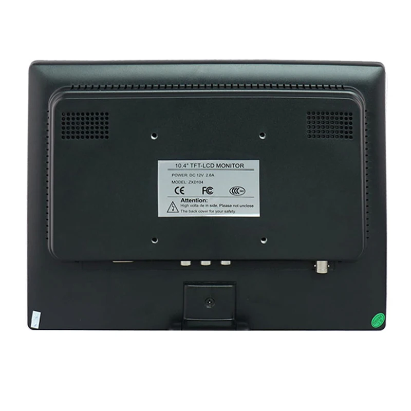 ZHIXIANDA 10.4 inch desktop diaplay with BNC HDMI AV VGA USB input industrial monitor