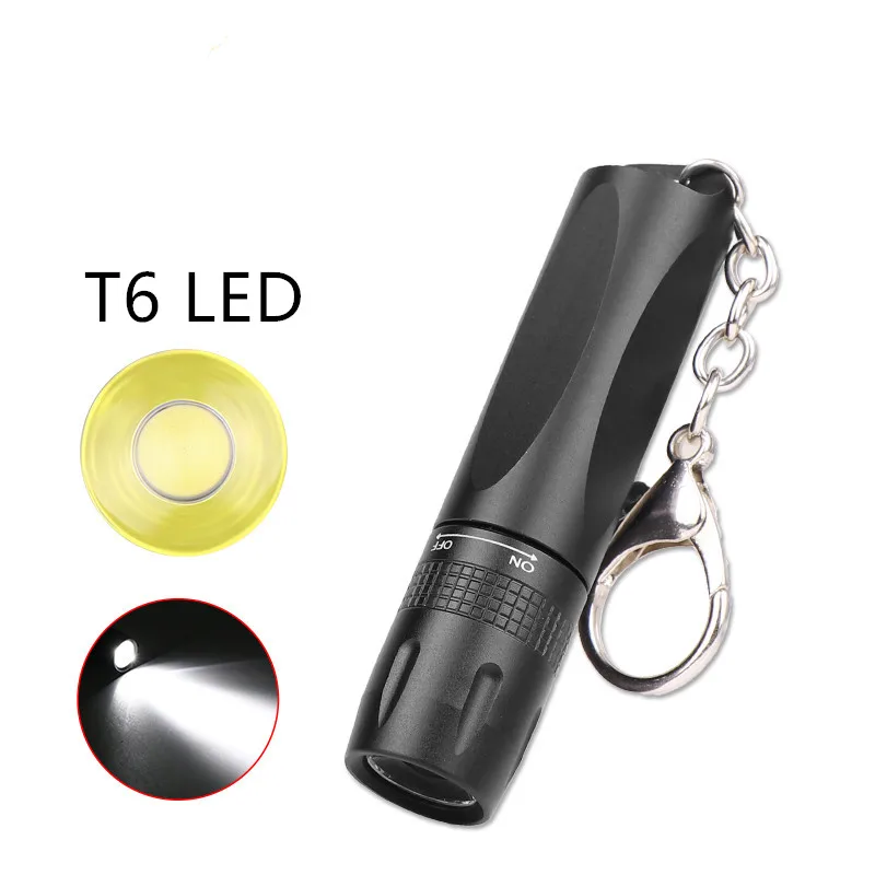 

MINI Super bright LED Flashlight Use T6 lamp bead waterproof LED Torch Powered by AA or 14500 battery Suitable for outdoor