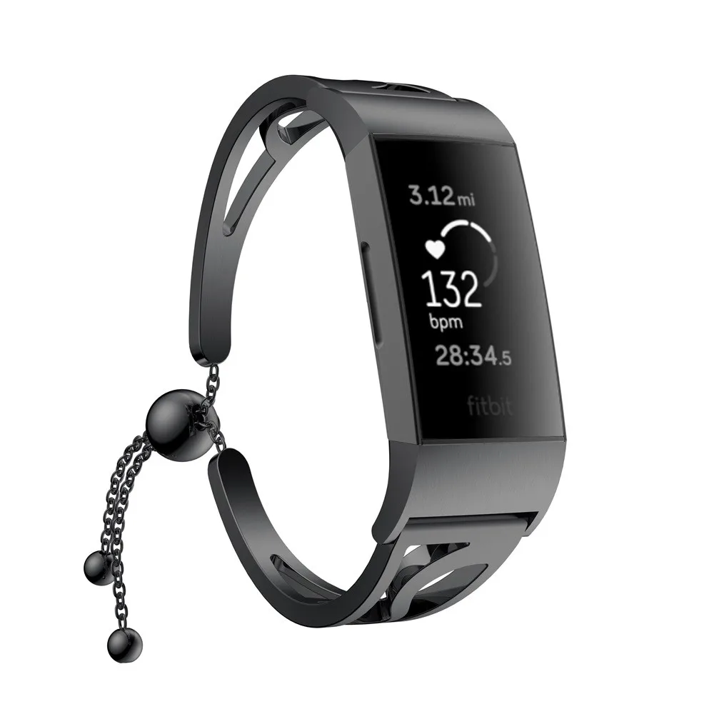 Роскошный модный браслет сменный ремешок для девочек Wirstband ремешок для Fitbit Charge 3 наручный ремень 3 цвета 19Nov07