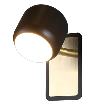 

Warm Light Adjustable Reading Wall Lamp For Bedroom Minimalist Mirror Mount Home Decor Corridor Led Nordic Rotatable Head