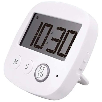 

Digital Kitchen Timer, Multifunctions Timer for Kitchen with Larger LCD Display and Loud Alarm and Countdown Count Up Function R