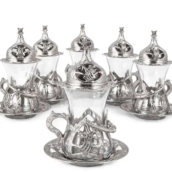 Különleges Formatervezés 6 Fős Üveg Teáscsésze, Korlátozott Kiadás, Konyhai Dekoráció